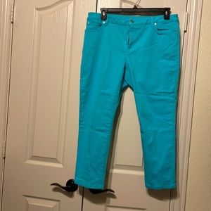 Michael Kors Izzy skinny crop jeans new without tags size 14